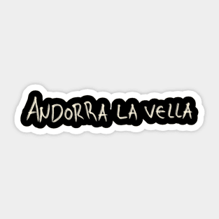 Andorra La Vella Sticker